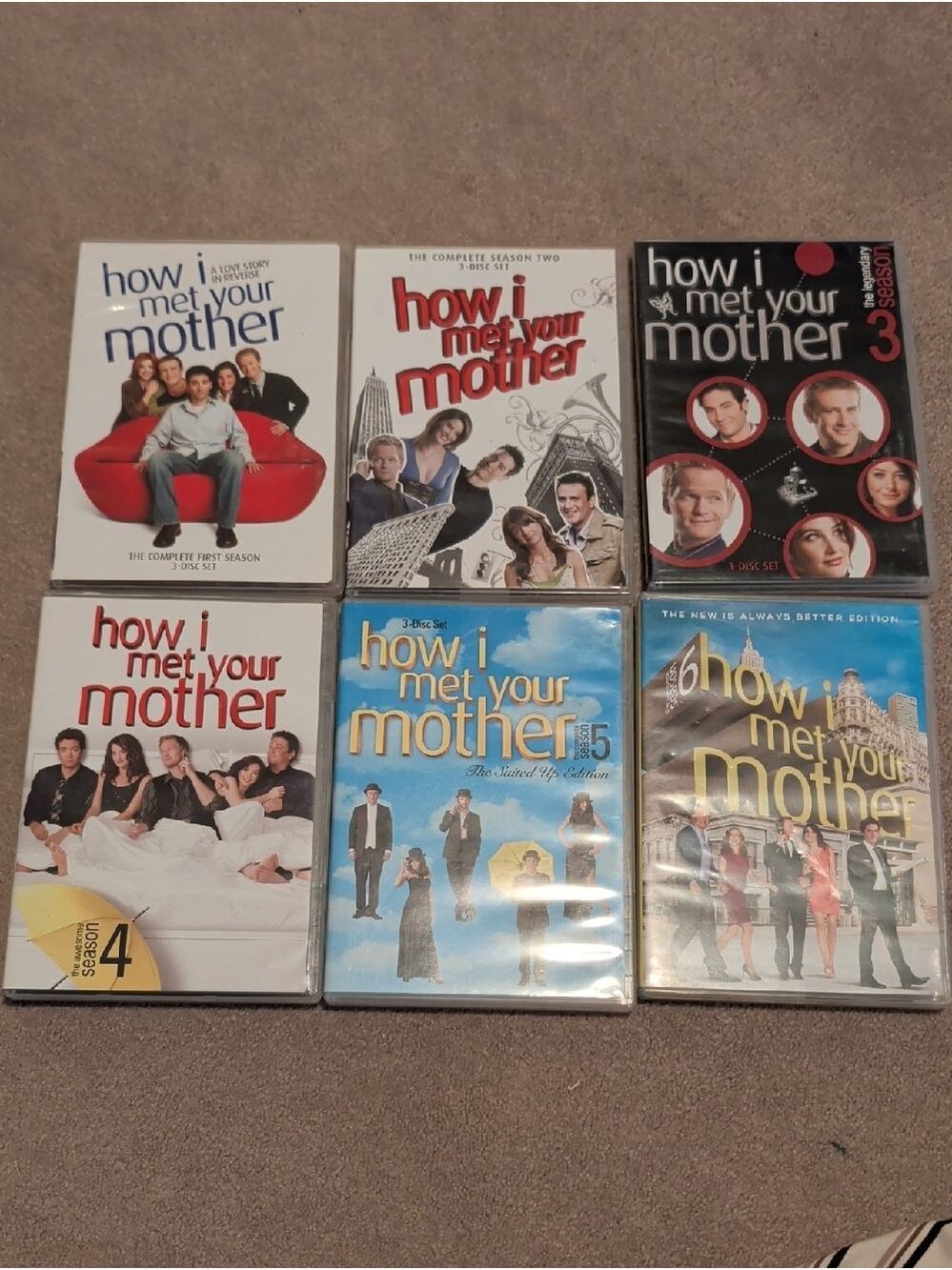 How I Met‎ Your Mother TV Show DVDs Seasons 1-6